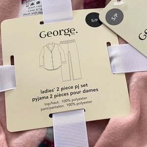 George Women's Soft Pink Pajama Set